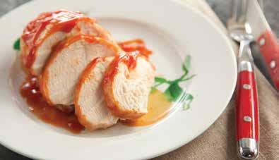 Prep Time: 5 minutes Cook Time: 30 35 minutes bbq chicken 1/2 cup low-sodium ketchup 1/4 cup packed dark brown sugar 2 tbsp orange juice 1 tsp Worcestershire sauce 1/2 tsp dry mustard powder Per