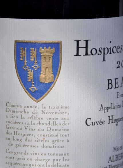 Since 1859, the Hospices de Beaune wines are auctionned in November : 46 different cuvées (wines), representing around 750 barrels of 228 litres, called pièces.