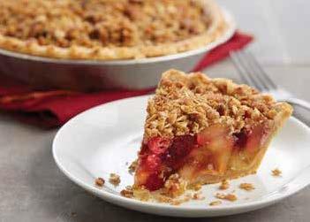 99 The perfect treat for holiday mornings, available Christmas week. NEW PearBerry Streusel Pie $ 16.