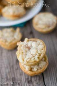 Mini Crumb Apple Pies I m famous in my family for my crumb apple pie. It s my signature recipe.