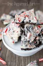 Oreo Peppermint Bark This is my daughters recipe and her absolute favorite treat.