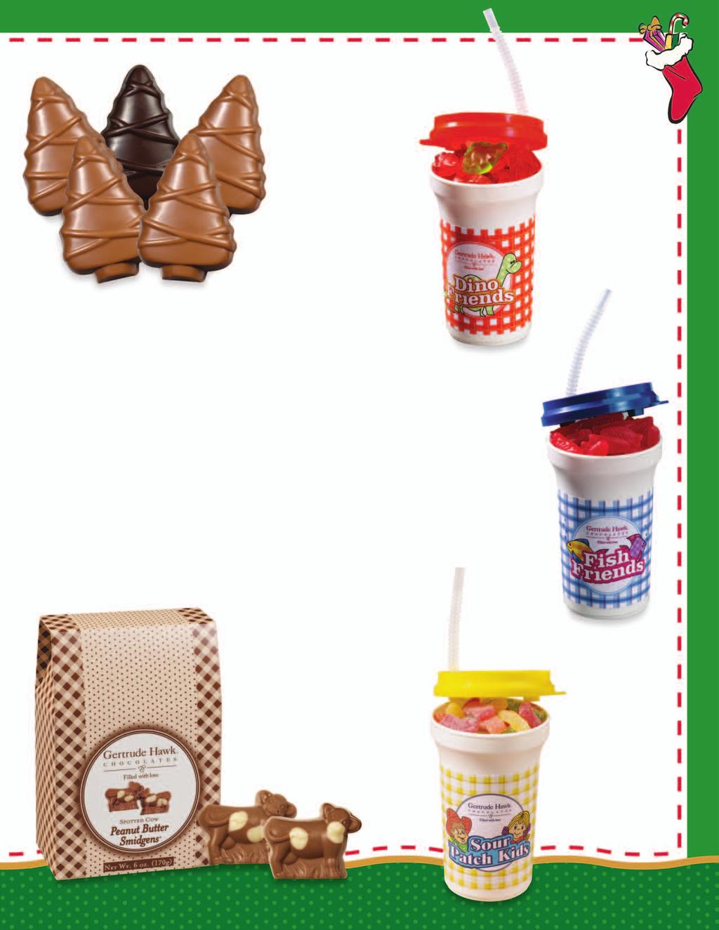 70 Mini Chocolate Tree Assortment Surtido de arbolitos They re perfect for stuffing stockings.