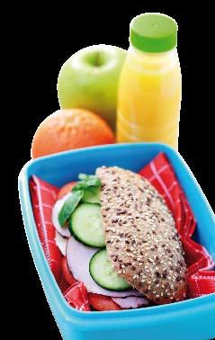 Healthy lunch Useful tips for lunch boxes Some lunches can be prepared the night before such as pasta salads, sandwich fillings, coleslaw or something from last night s dinner like chicken kebabs.
