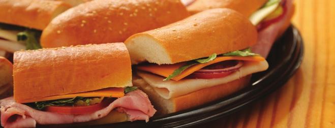 ORDER ONLINE, DELIVERY, DINE IN, OR CARRY OUT CATERING MENU Sub Tray (12 Servings)... 47.99 (Add 4.00 per addt l serving) Includes six turkey & six ham 4 subs with standard toppings & provolone.