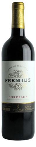 Premius A.O.C. Bordeaux, Bordeaux PREMIUS is the prestige cuvée of Yvon Mau, makers of great Bordeaux wines since 1897. PREMIUS benefits from the lavish care and attention of our in-house oenologists.