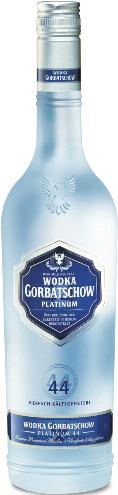 9 Wodka Gorbatschow press photos WG_Platinum44_Bottle.jpg Wodka Gorbatschow Platinum 44 is the premium vodka made by Gorbatschow extraordinarily mild and pure. WG_Anzeigenmotiv_60er Jahre.