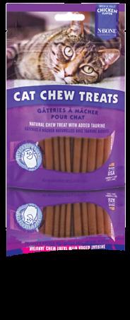 CAT CHEW TREATS F O R C A T S Irresistibly tasty chew treats that help remove plaque and