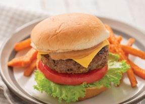Easy Peasy Burgers 1½ pounds lean ground beef 1 (2.