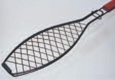 Grilling Toppers ADJUSTABLE GRILL BASKET #K14205 Non-stick finish with rosewood
