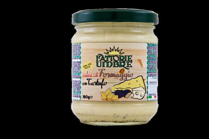 Cheese Sauce with Truffle 180 gr. Vegetable preparation (water, hydrogenated vegetable fats (palm 28.