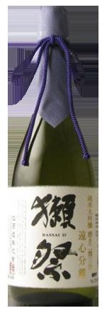 SAKE PER BOTTLE Dassai Junmai Daiginjo Migaki Niwari Sanbu (Yamaguchi) 獺祭純米大吟醸 23 One of the top ranking sake in Japan.
