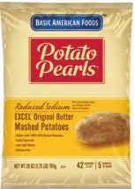 Potato Pearls EXCEL have the best balance of butter, salt and potato flavor. Foodservice Operator, Datassential Product Test, May 2015 Benefits vs.
