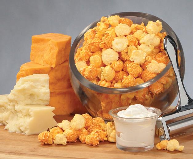 Each bag is mixed with our Cheesy Cheddar, White Cheddar and a new Secret Cheesy Flavor that will turn this snacking experience into a cheese lovers dream!
