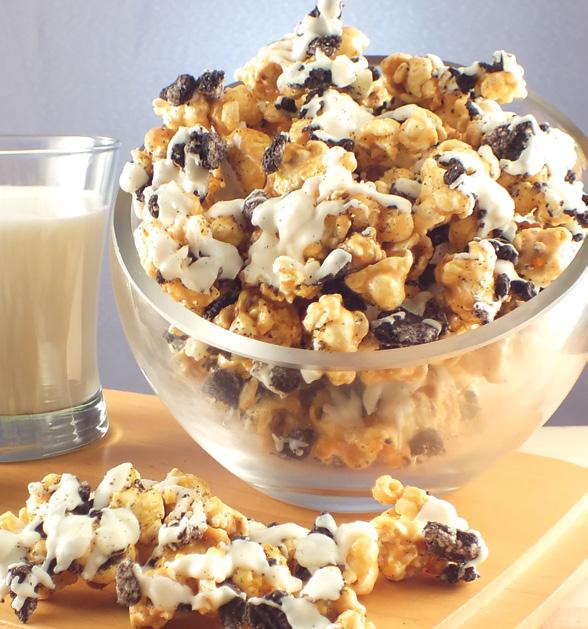 We ve taken our Signature Cookies and Cream Popcorn to a whole new level.
