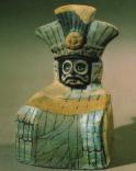 Quetzalcoatl ket-zal-coh-ahtl FIGURE 7-11 The god of wind, Quetzalcoatl s name means feathered serpent. The priests offered him flowers, incense, and birds.