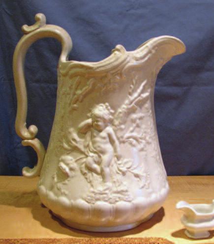 Page 14 Vol. 17.3 NEW & unusual A huge high-relief Cherub pitcher by Barrow & Co.