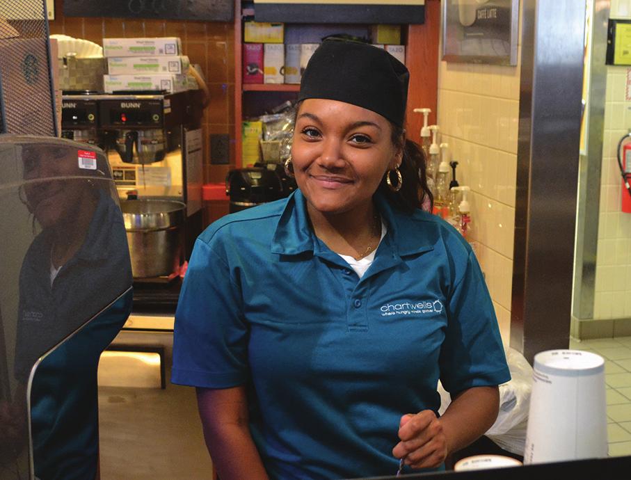 Dining Services (860) 465-5207 / Catering (860) 465-5052 Employment Opportunities If you d like to earn extra income while on campus, a job with Chartwells Dining Services may be what you re looking