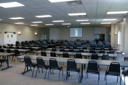 education classes. This room can be set up in several different arrangements to suit your needs as well.