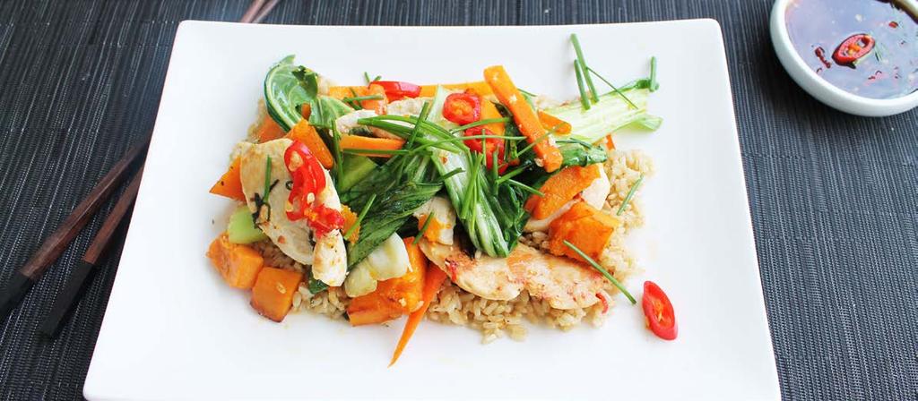 5. Chicken & Pumpkin Stir Fry This dish is an fantastically delicious & quick nutritious and tasty meal.