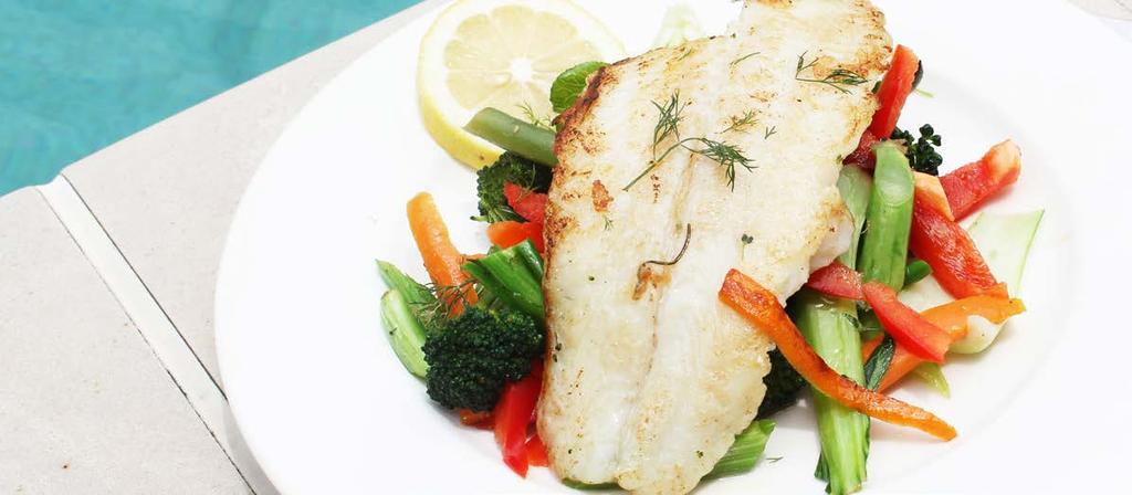 3. Grilled Fish & Veggies Fresh Fresh Fresh!