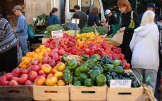 Open markets of organic products in Greece Attica: Thessaloniki: Chalkidiki: Pella: Volos: