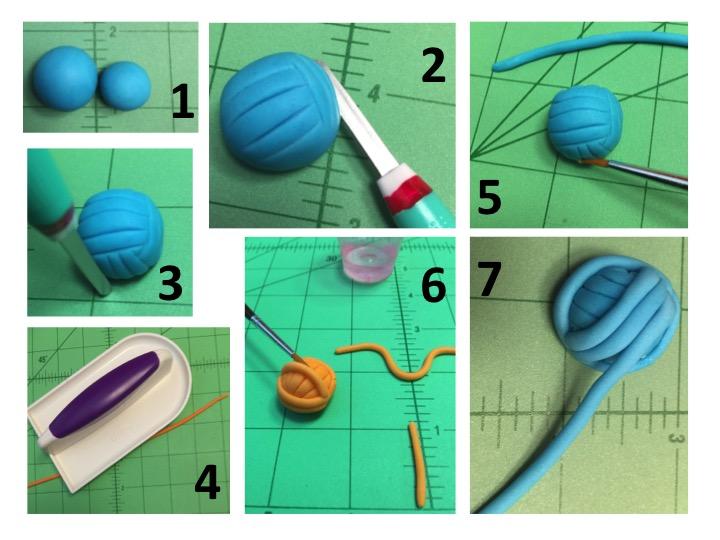 Ball Of Yarn For Kittens To create the balls of yarn, take the bigger ball (image 1) mark the threads with the knife tool.