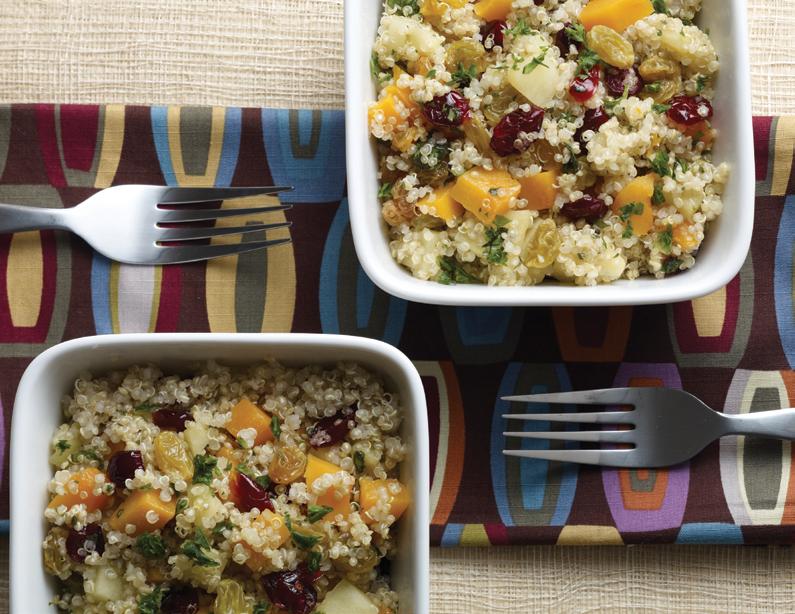Whole Grains Aztec Grain Salad combines a South American, high-protein grain called quinoa with aromatic
