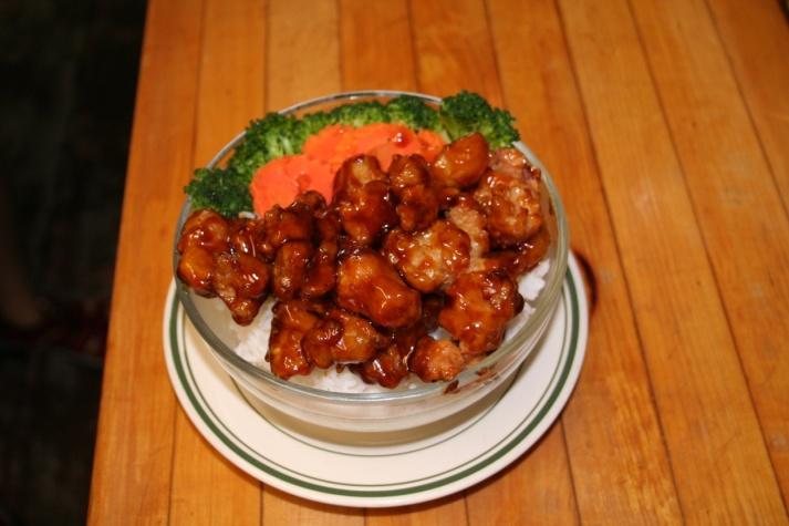 Combo Plate include steam rice and vegetable (All 3 meats below) -Teriyaki Chicken -Teriyaki Beef -Orange Chicken 12.95 OS6.