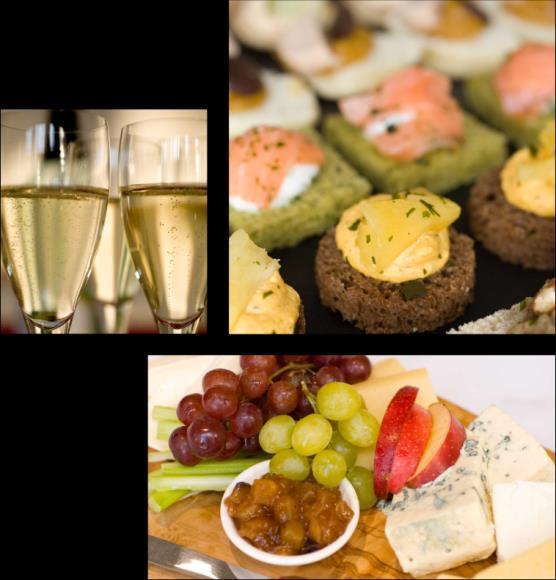 COMPLEMENT YOUR MENU Wine reception [ 3.00 per person] Your choice of a glass of Hardy s Riddle Shiraz or Chardonnay, soft drinks and house nibbles Go Kentish [ 3.