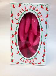Item number: 5F Autumn Harvest Lights Red/Yellow/Purple Our famous chili pepper lights come as a 35 light set and chili covers.