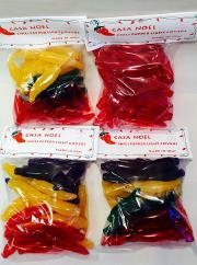 Chili Pepper Light Covers - Bag of 35 Minimum Order of 12. These covers are designed to fit mini Christmas tree lights.