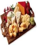dew, rockmelon, pineapple, kiwi fruit, oranges, grapes and strawberries Gourmet Cheese Platter
