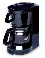 Coffee Maker Contains a carafe that holds the brewed coffee, a
