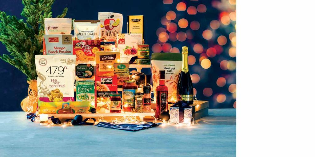 3 Healthy Options Christmas Catalogue 2017 Light Up Your Christmas 4 THIS GOURMET GIFT BOX INCLUDES: Alessi Sesame Breadsticks, 479 Sea Salt Caramel Popcorn, Bakery On Main Peanut Butter & Jelly