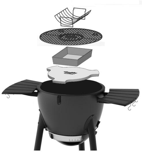 SMOKING RECIPES SMOKING ACCESSORIES and their Use: SMOKIN STONE : (sold separately) (heat diffuser for indirect cooking) (sits 2¾ under Cooking Grate on top of Fire Bowl) Circulates air around meat &