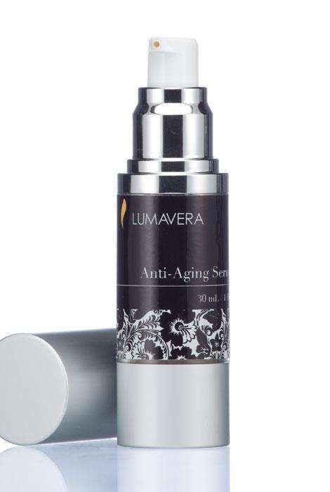 Lumavera: Anti-Aging Serum Product Description: Formulated with a synergistic blend of superior anti-aging ingredients. Diminishes fine lines and promotes noticeable firmness and elasticity.