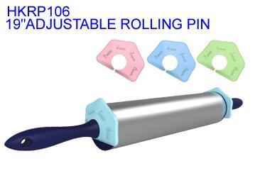 ADJUSTABLE ROLLING PIN REGULAR USE FOR THICKNESS