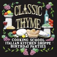 Classic Thyme Catering Menu Choices 908-232-5445 We are happy to