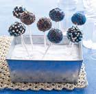 Chocolate Dipped Cheesecake Pops Preparation Time: 30 minutes Freezing Time: 1 hour Level: Intermediate (Makes 22 to 24 pops) These no-bake chocolate covered frozen cheesecake treats are perfect for