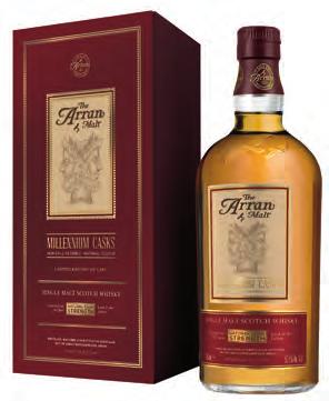 ARRAN MACHRIE MOOR Aromas of bourbon and delicate touches of peat are mixed with tropical and orchard fruits in this arran malt.