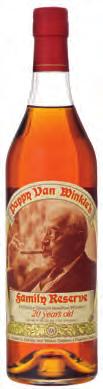 PAPPY VAN WINKLE S 15 YEAR OLD Produced by the exclusive Van Winkle wheated recipe and specially selected from barrels in the heart of the aging warehouses, this bourbon aged for 15 years in