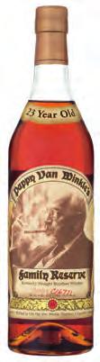 PAPPY VAN WINKLE S 23 YEAR OLD This limited edition bourbon takes generations of distilling know-how to produce. Each barrel ages for 23 years and is selected from the heart of the warehouse.