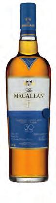 MACALLAN TRIPLE CASK MATURED FINE OAK 30 YEAR OLD This pale gold single malt has a rich, exotic, heady and aromatic nose, redolent of orange.