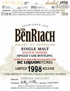 With water added it s a very easy-drinking, rewarding dram; fuller in texture than when at full strength. Wood smoke lingers in the complex, fresh and spicy conclusion. 368381 1 bottle limit $1,199.