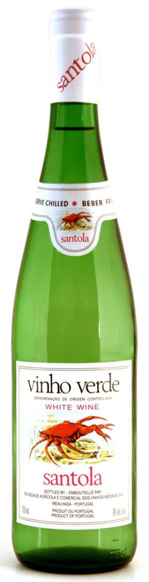 SANTOLA VINHO VERDE Producer Soc. Agric. Com. Vinhos Messias, SA Region Vinho Verde Soil Granitic Alcohol Volume 9,0 % vol.