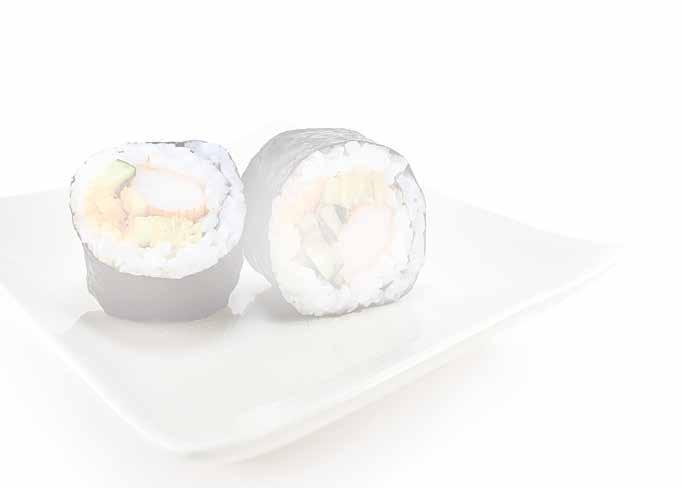 FOR SUSHI LOVRES NIGIRI Two pieces of finger shaped rice with various toppings 30. Salmon Nigiri 3.20 31. Tuna Nigiri 3.95 32. Grilled Eel Nigiri 3.95 33. Yellow Tail Nigiri 4.25 34. Prawn Nigiri 3.