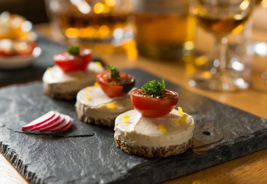 Of course, an evening at Glengoyne is about much more. You will be welcomed with a hospitable dram and a range of canapés.