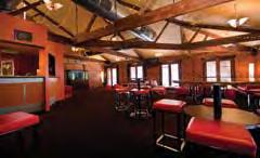 The upstairs private function room comes