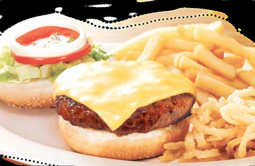 ORIGINAL SPUR BURGER 7 12 Our finest pure ground beef patty (160g), grilled to perfection. CHICKEN BURGER Grilled or crumbed chicken breast.