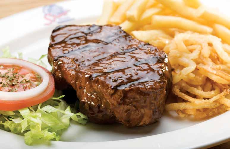 SPUR FILLET (when available) 12 16 Still the most tender cut of all! CHARGRILLED RUMP 11 15 Juicy and perfectly prepared.